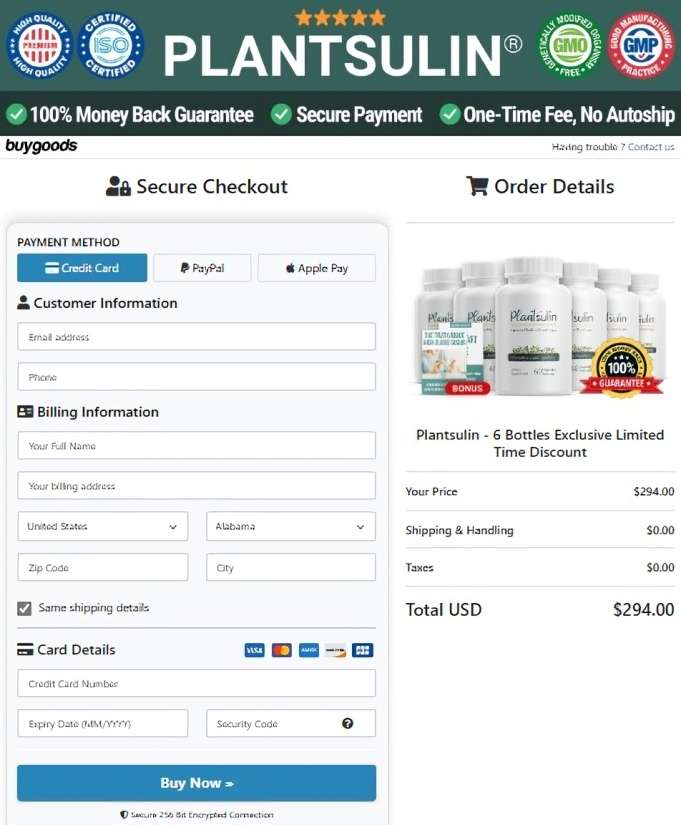 Black Wood Tea Order Page